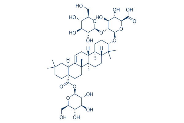 Ginsenoside Ro化学構造