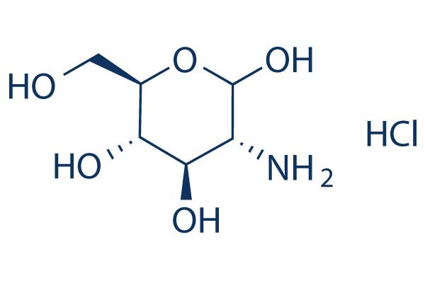 Glucosamine hydrochloride化学構造
