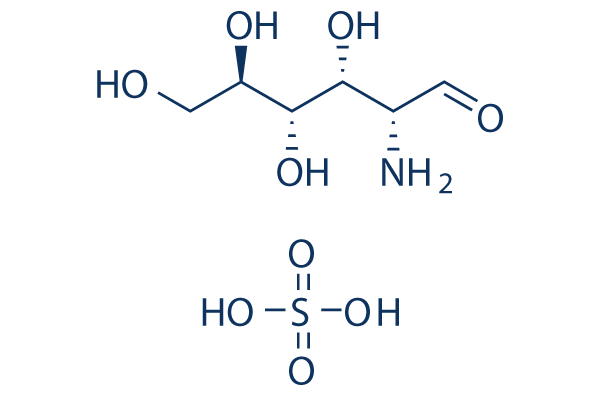 Glucosamine sulfate化学構造