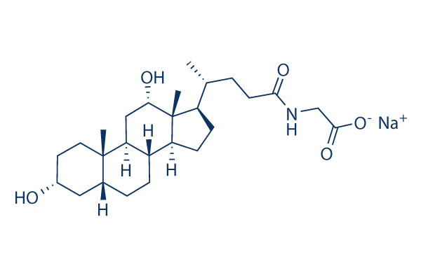 Glycodeoxycholic acid sodium salt化学構造