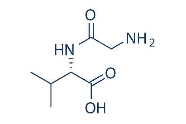 Glycyl-L-valine化学構造