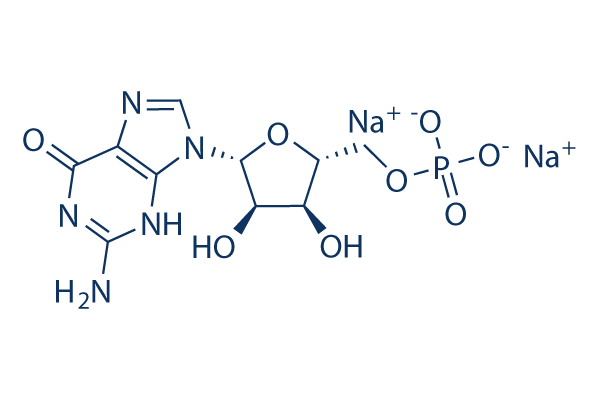 Guanosine 5'-monophosphate disodium salt化学構造