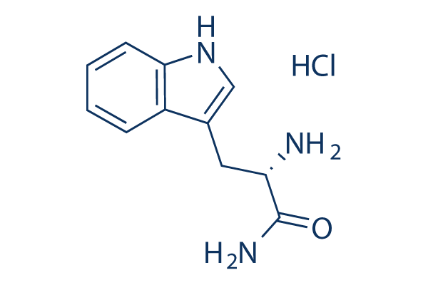 L-Tryptophanamide Hydrochloride化学構造