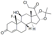 Halcinonide化学構造