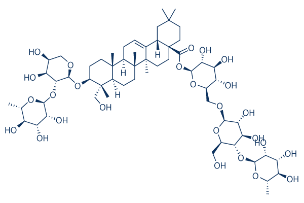 Hederacoside C化学構造
