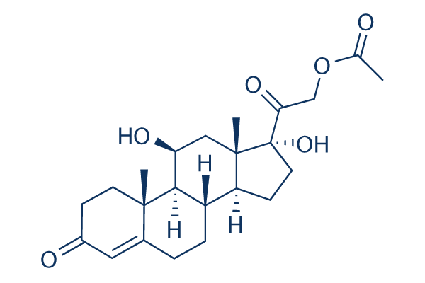 Hydrocortisone acetate化学構造