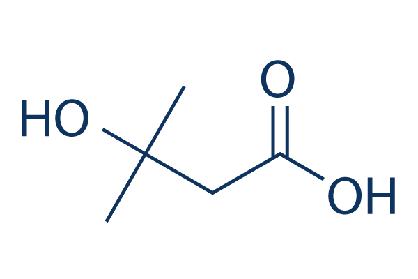3-Hydroxyisovaleric acid化学構造