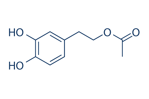 Hydroxytyrosol Acetate化学構造