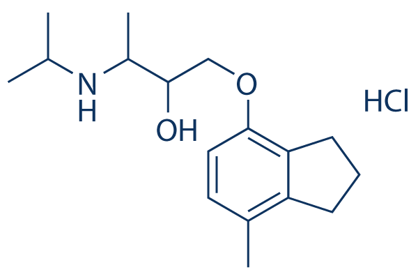 Zenidolol (ICI-118551) Hydrochloride化学構造