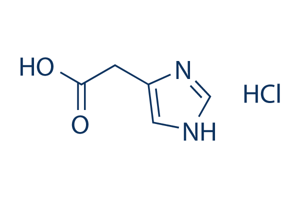 Imidazole-4(5)-acetic Acid Hydrochloride化学構造