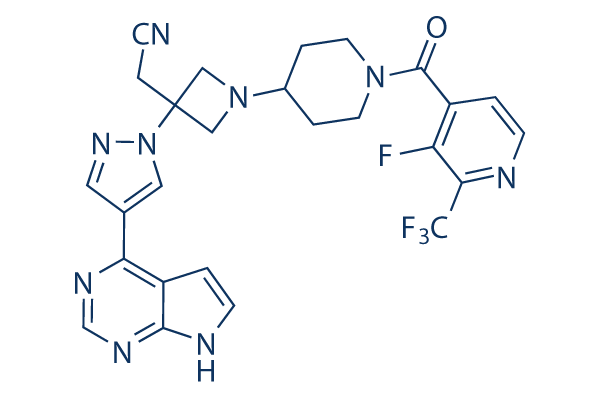 Itacitinib (INCB39110)化学構造