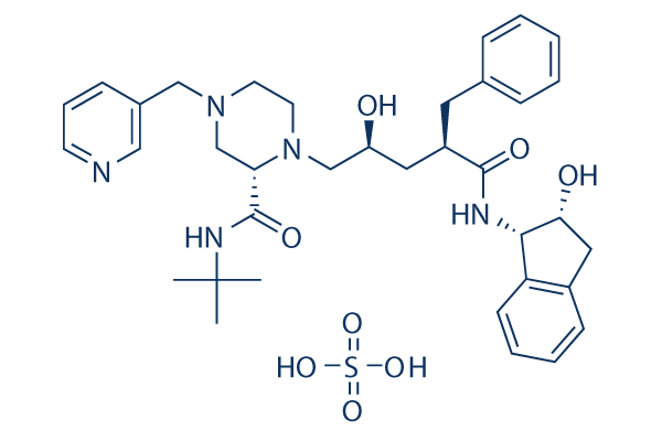 Indinavir Sulfate化学構造