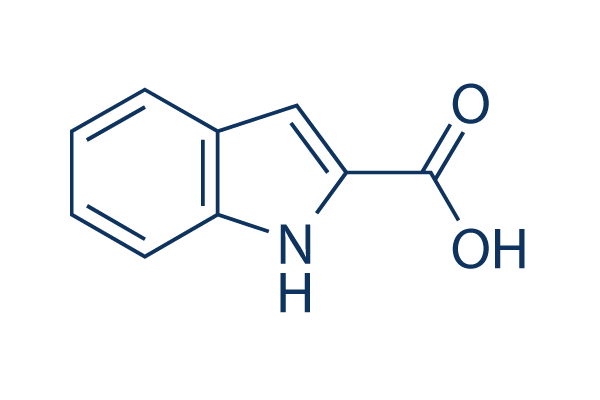 Indole-2-carboxylic acid化学構造