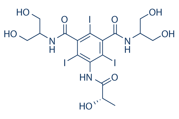 Iopamidol化学構造