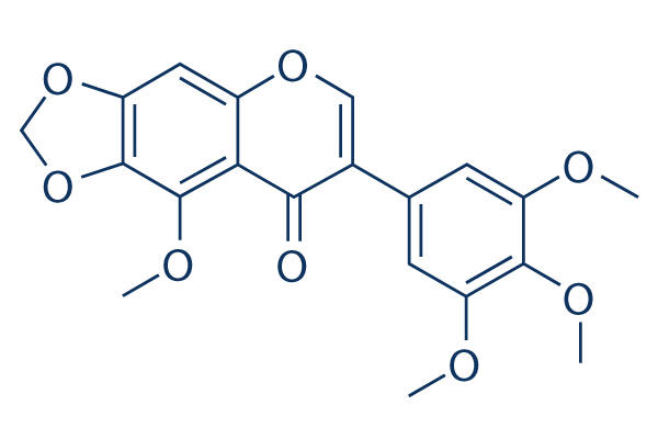 Irisflorentin化学構造