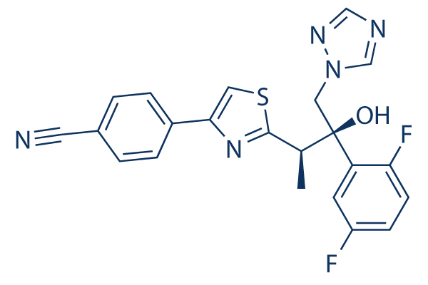 Isavuconazole化学構造