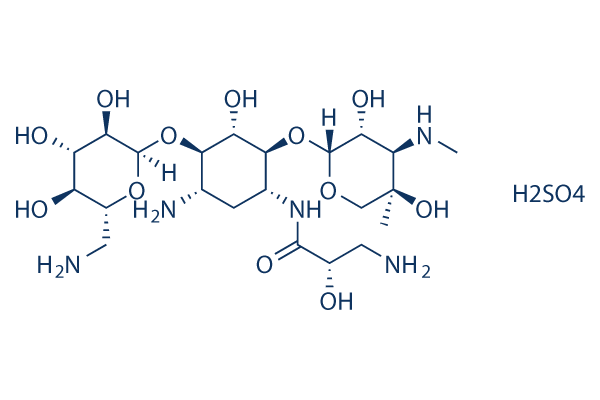 Isepamicin Sulphate化学構造
