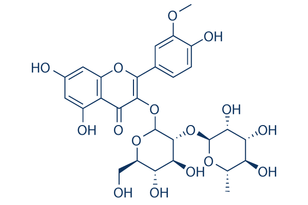 Isorhamnetin 3-O-neohesperoside化学構造