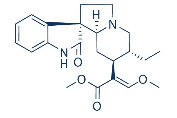 Isorhychophylline化学構造