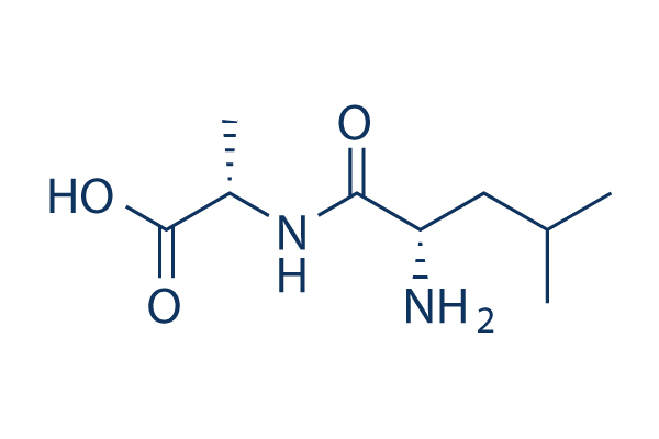 L-Leucyl-L-alanine Hydrate化学構造