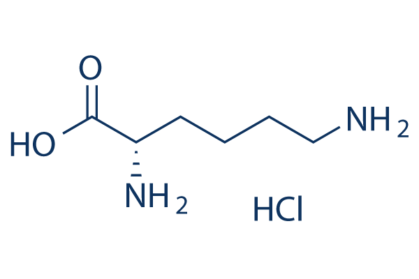 L-Lysine hydrochloride化学構造