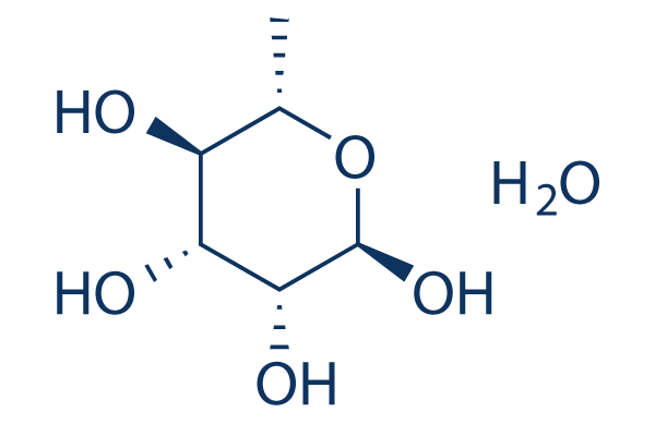 α-L-Rhamnose monohydrate化学構造