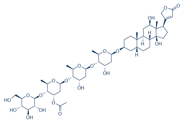 Lanatoside C化学構造