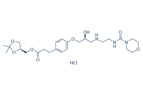 Landiolol hydrochloride化学構造