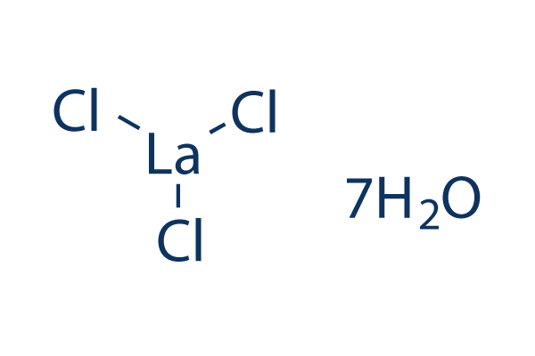 Lanthanum(III) chloride heptahydrate化学構造