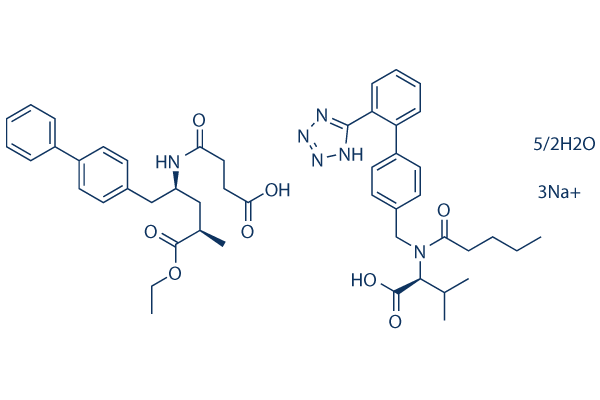 Sacubitril/valsartan (LCZ696)化学構造