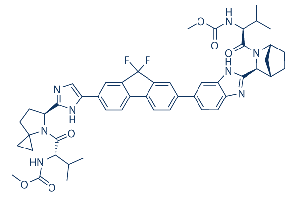 Ledipasvir (GS5885)化学構造