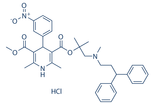 Lercanidipine hydrochloride化学構造