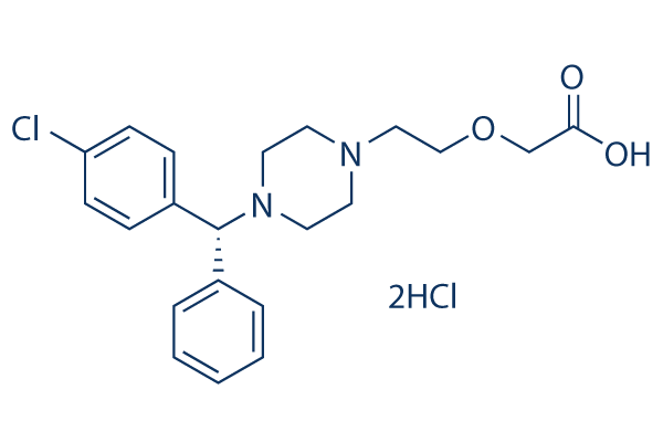 Levocetirizine Dihydrochloride化学構造