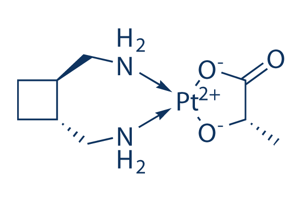  Lobaplatin (D-19466) 化学構造