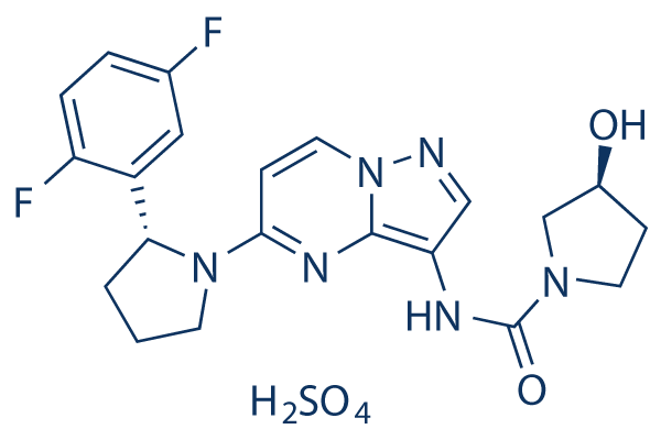 Larotrectinib (LOXO-101) sulfate化学構造