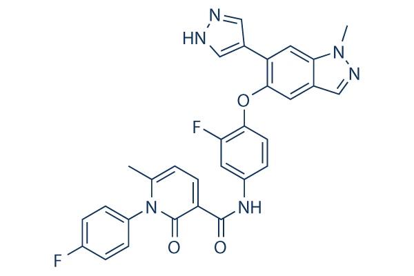 Merestinib (LY2801653)化学構造