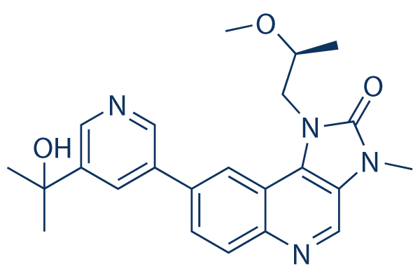 Samotolisib (LY3023414)化学構造
