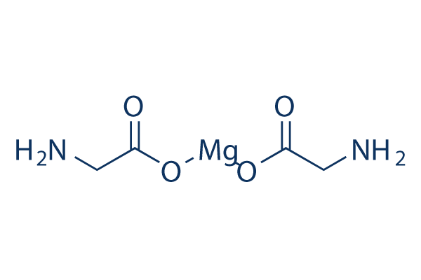 magnesium 2-aminoacetate化学構造