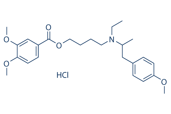 Mebeverine Hydrochloride化学構造