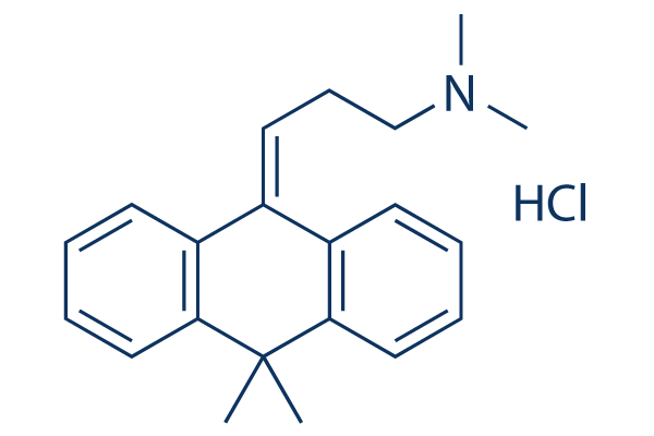 Melitracen hydrochloride化学構造