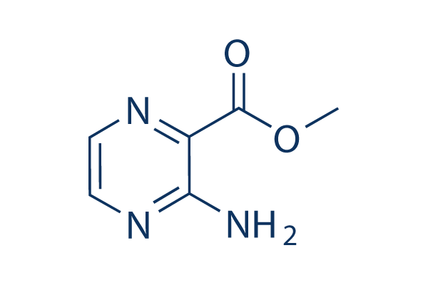 Methyl 3-aminopyrazine-2-carboxylate化学構造
