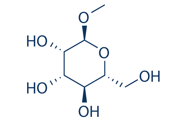 Methyl α-D-mannopyranoside化学構造