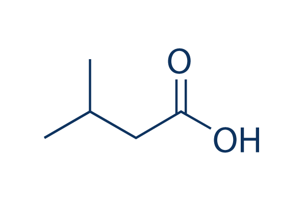 3-Methylbutanoic acid化学構造
