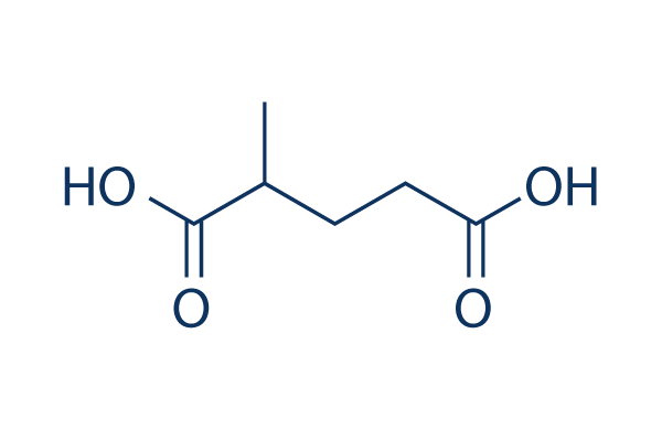 2-Methylpentanedioic acid化学構造