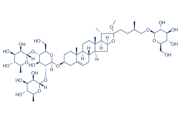 Methylprotodioscin化学構造