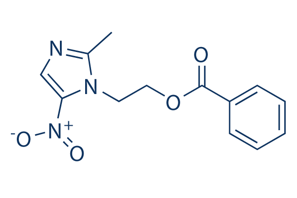 Metronidazole Benzoate化学構造