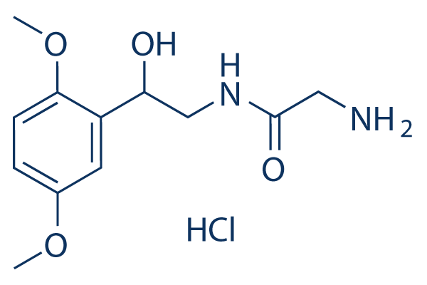 Midodrine hydrochloride化学構造