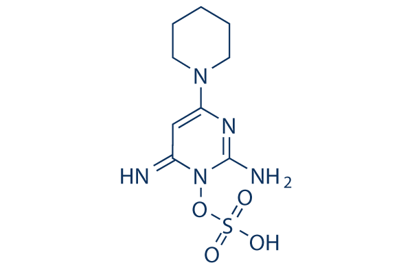 Minoxidil sulphate化学構造