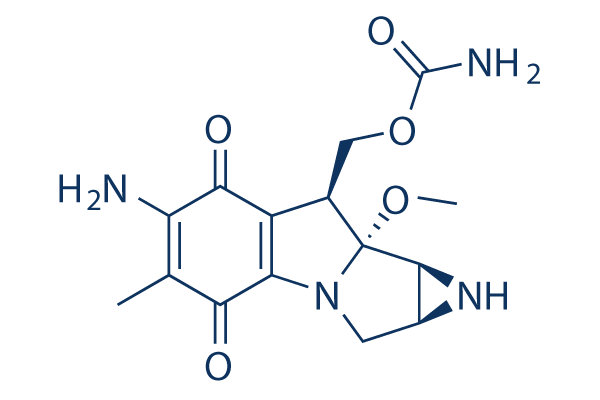 Mitomycin C化学構造