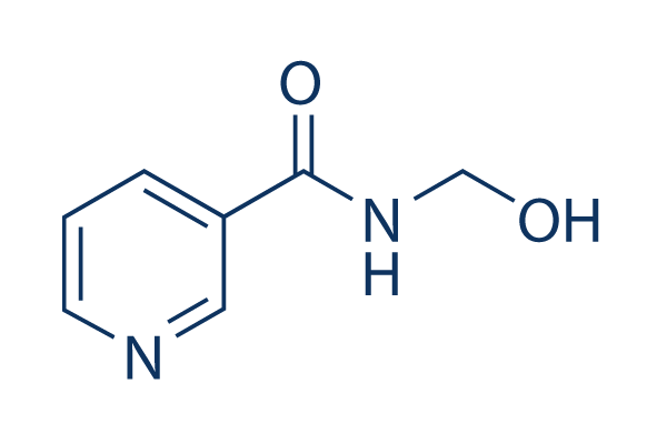 N-(Hytroxymethy)micotinamide化学構造